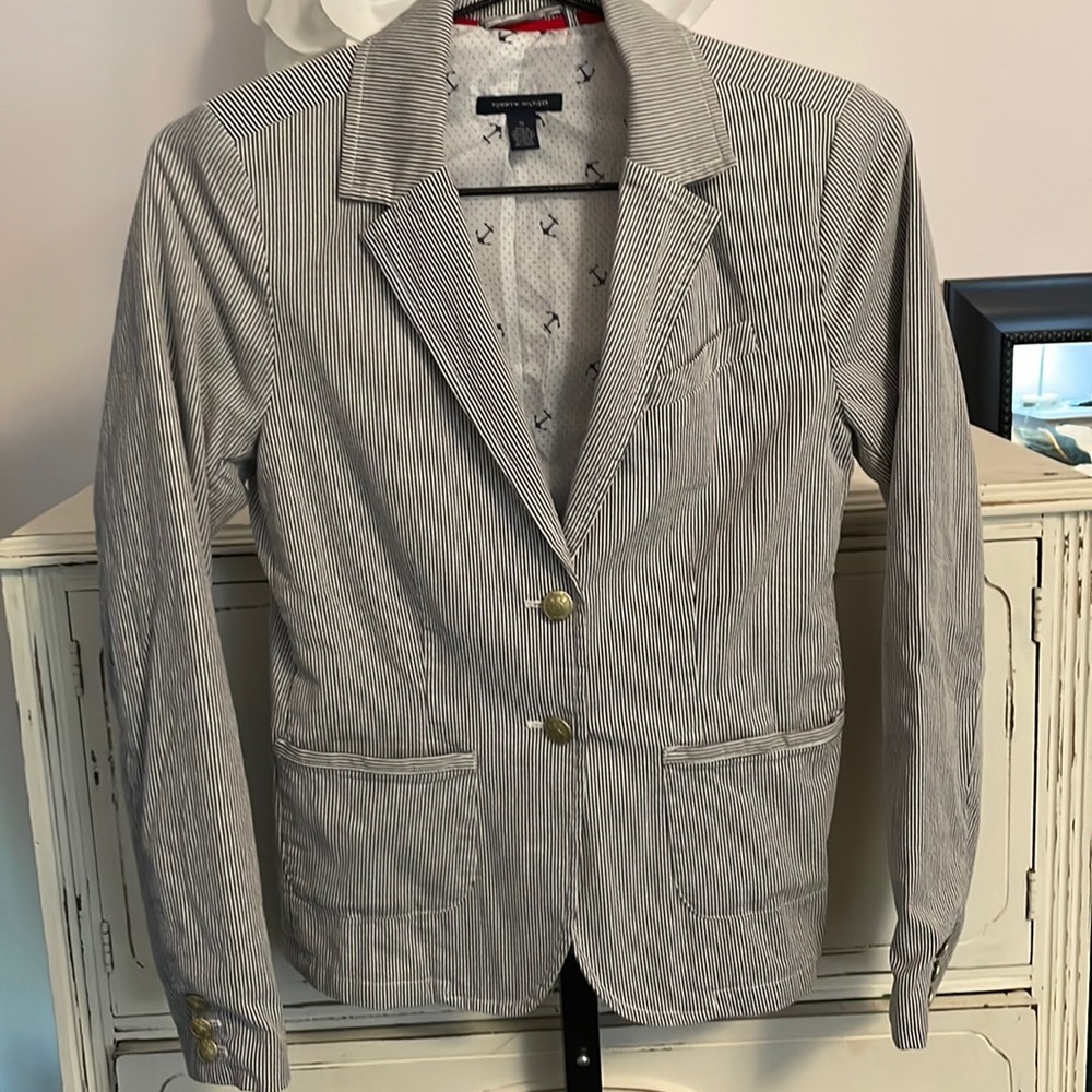 Tommy Hilfiger pinstriped blazer, size medium